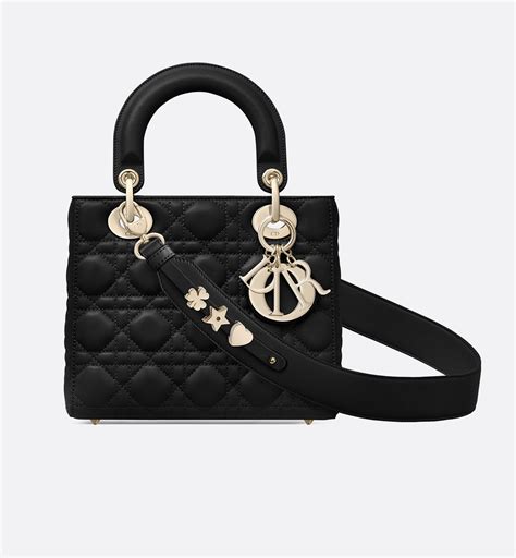 lady dior my abcdior bag black cannage lambskin|Small Lady Dior My ABCDior Bag Black Cannage .